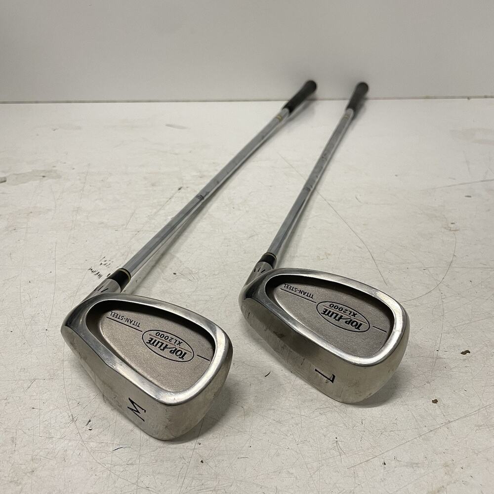 Top Flite XL 2000 Titan Steel Iron L Lob, M Mashie - Steel Reg Flex Shaft RH